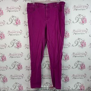 Charter Club Jean shop classic straight Women's Fuchsia Skinny Jeans